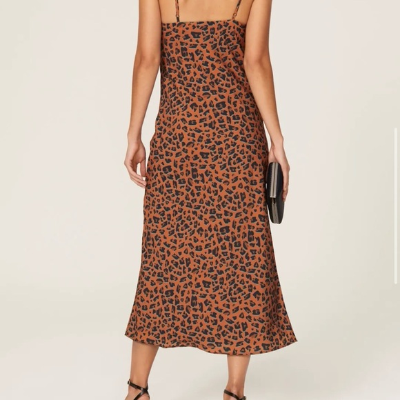 Slate & Willow Leopard Print Slip Dress - Picture 3 of 5